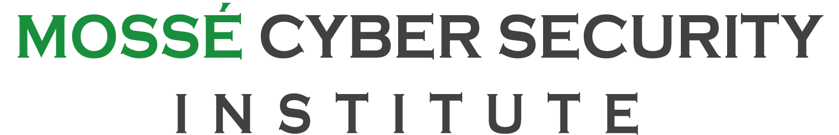 Mossé Cyber Security Institute logo with triangle