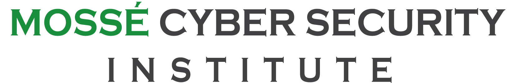 Mossé Cyber Security Institute logo with triangle